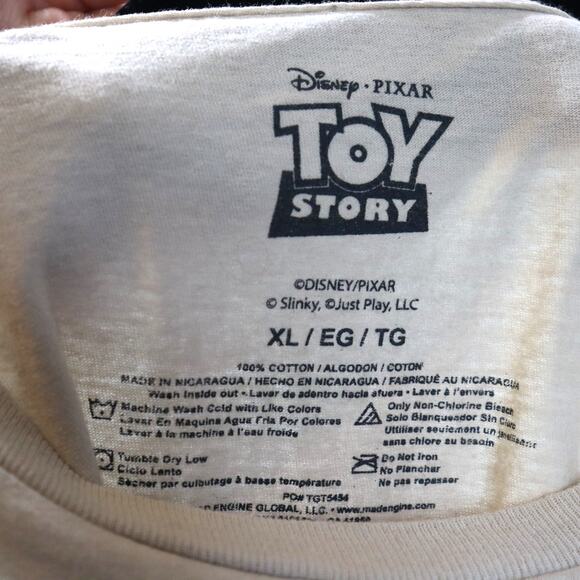 Disney Pixar Toy Story Graphic Tee XL – Beige, Retro Style - Picture 6 of 6